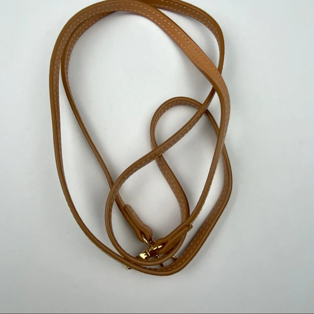 Chloe Tan Leather Mini Drew Bijou Crossbody Gold Chain Shoulder Bag - Picture 15 of 16